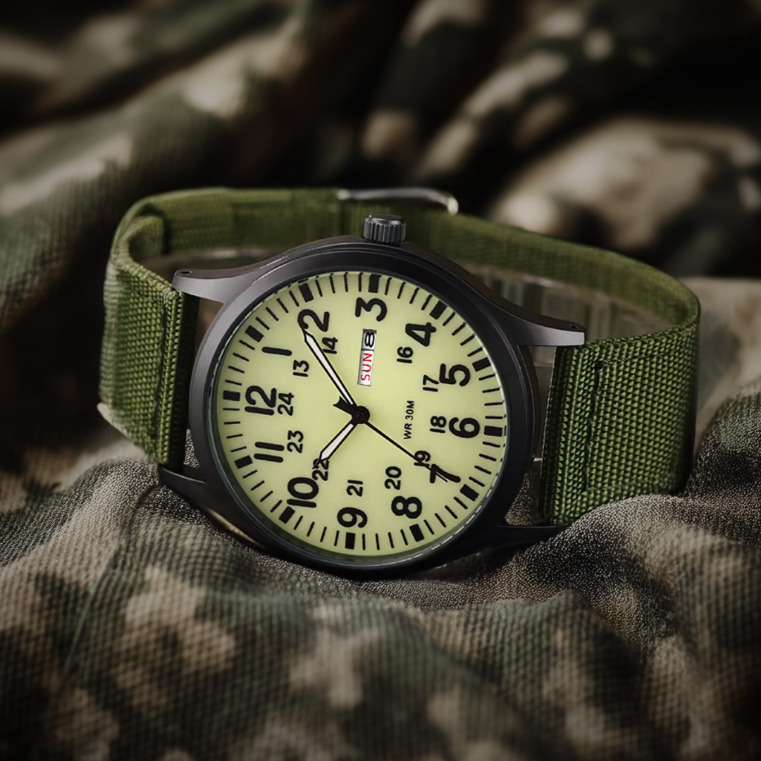 Durable military field watch