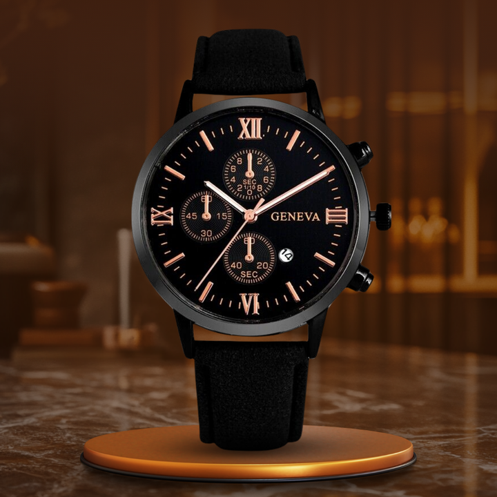 Casual analog quartz watch