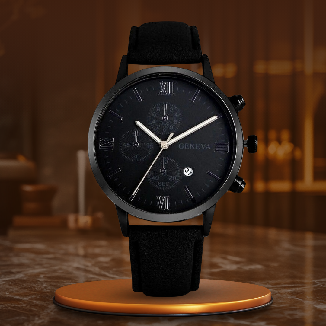 Casual analog quartz watch