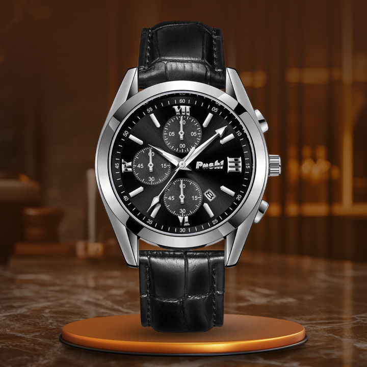 Men's quartz watch for business use
