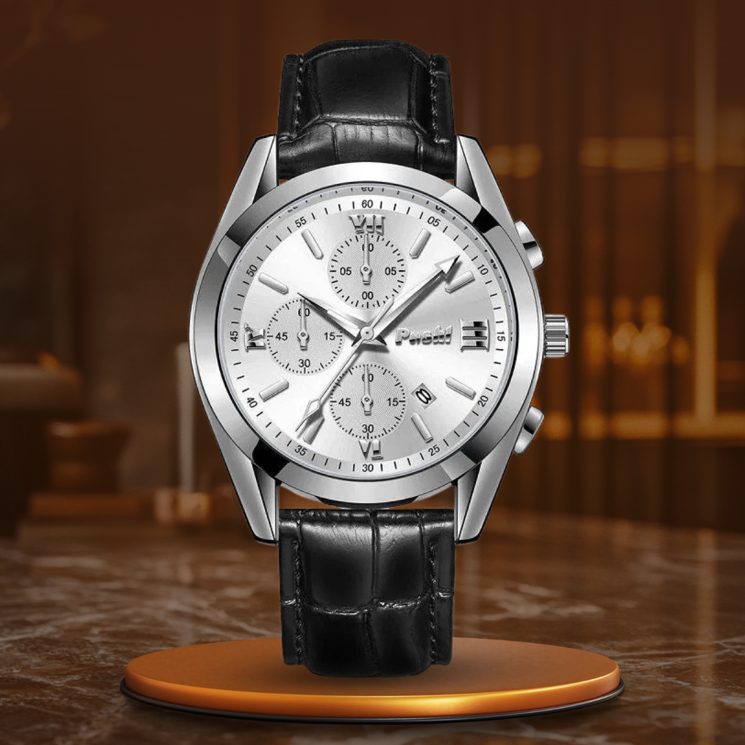 Men's quartz watch for business use