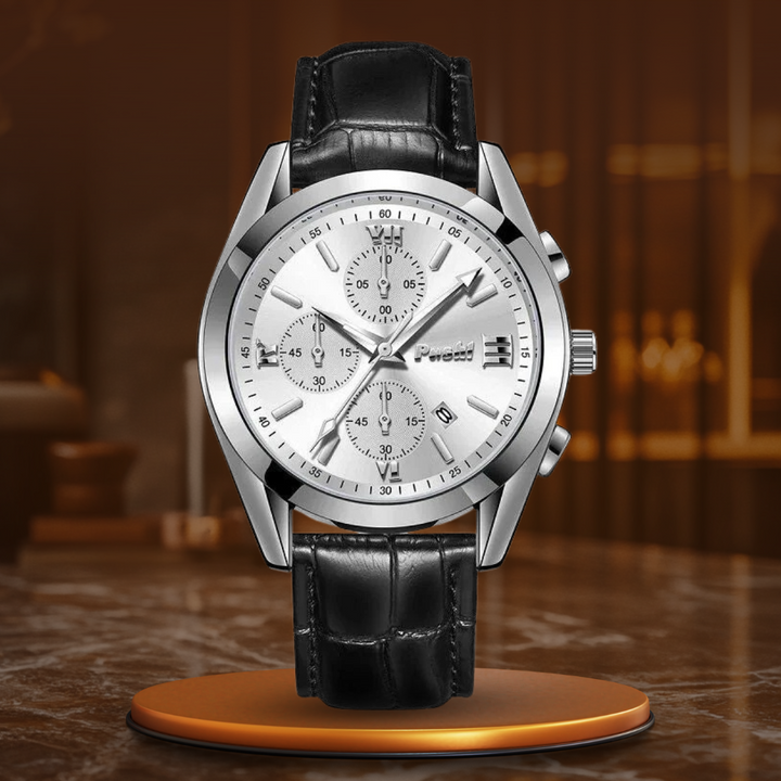 Men's quartz watch for business use